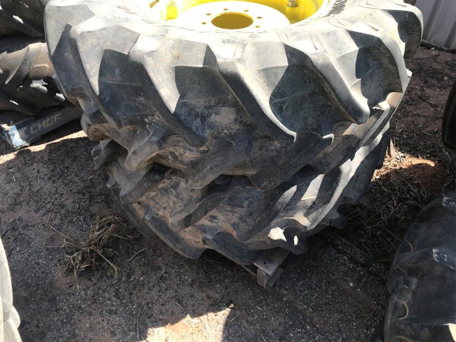 4 x Assorted Tractor Tyres & Rims Auction (00783017799) Grays Australia