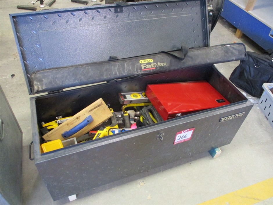 Qty 1 x Geelong Tool Box with Tools Auction (02667028369) Grays