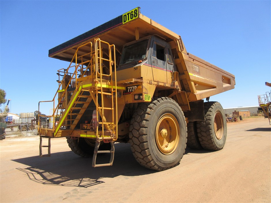 2001 Caterpillar 777D Rigid Dump Truck Auction (00069019992) Grays Australia