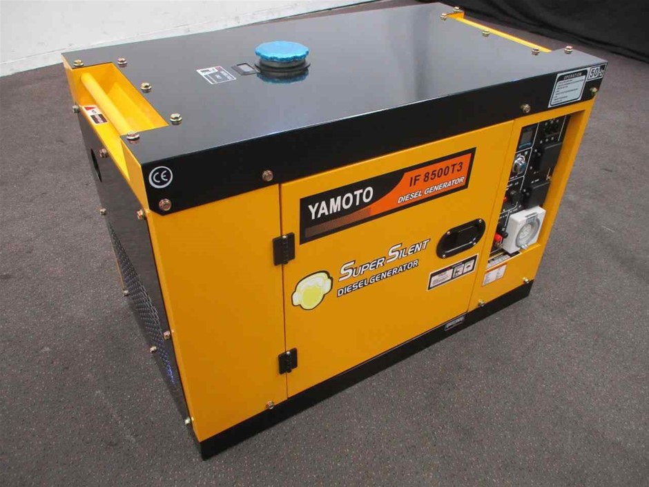 2020 Yamoto 3 Phase Diesel Generator 8KVA (Unused) Auction (0001