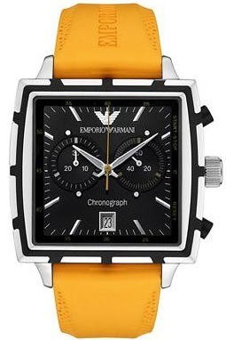 Men's Yellow Emporio Armani Chronograph 