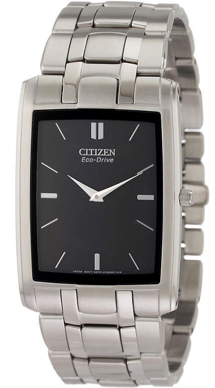 Men's Citizen Eco Drive Stiletto Thin Wa