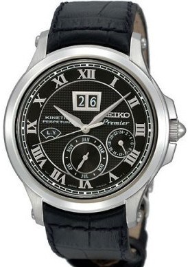 Men's Seiko Kinetic Premier Perpetual Ca