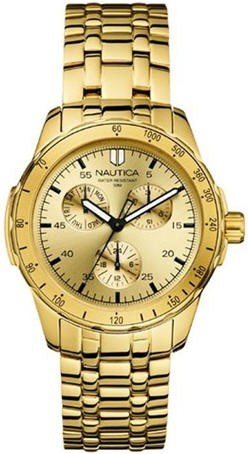 Nautica deals gold watch