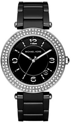 Michael kors clearance black ceramic watch