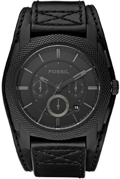 Men's Black Fossil Machine Chronograph C