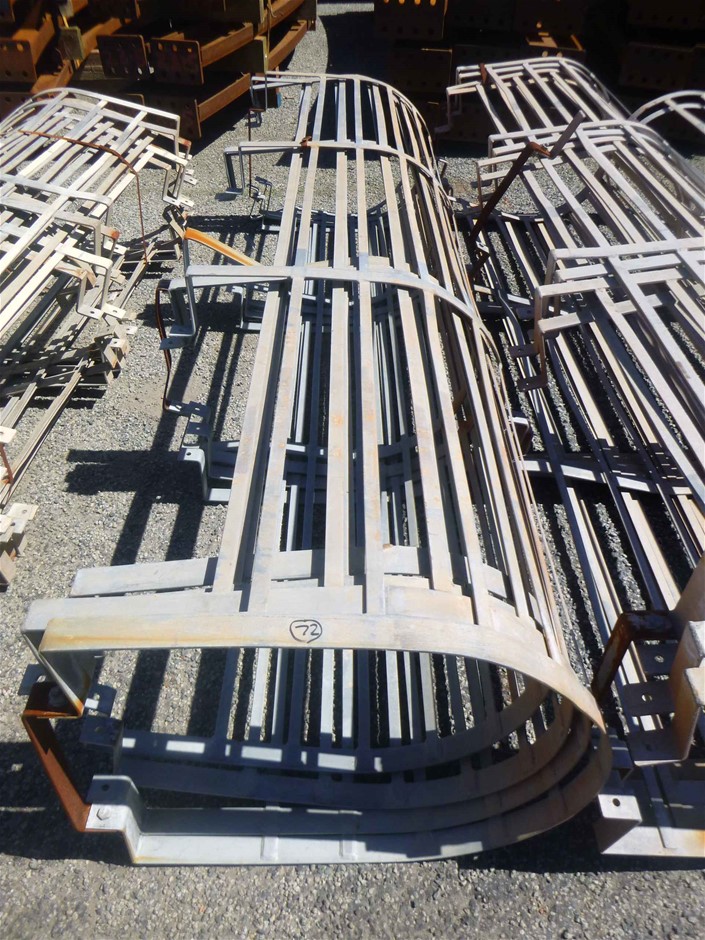 4x Ladder Safety Cages x 3000mm Auction (00729019986) Grays Australia