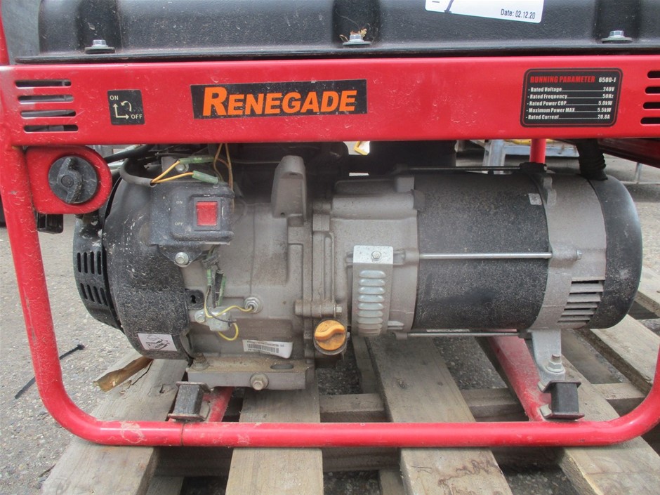 Renegade LC6500J Generator Auction (00017029142) Grays Australia