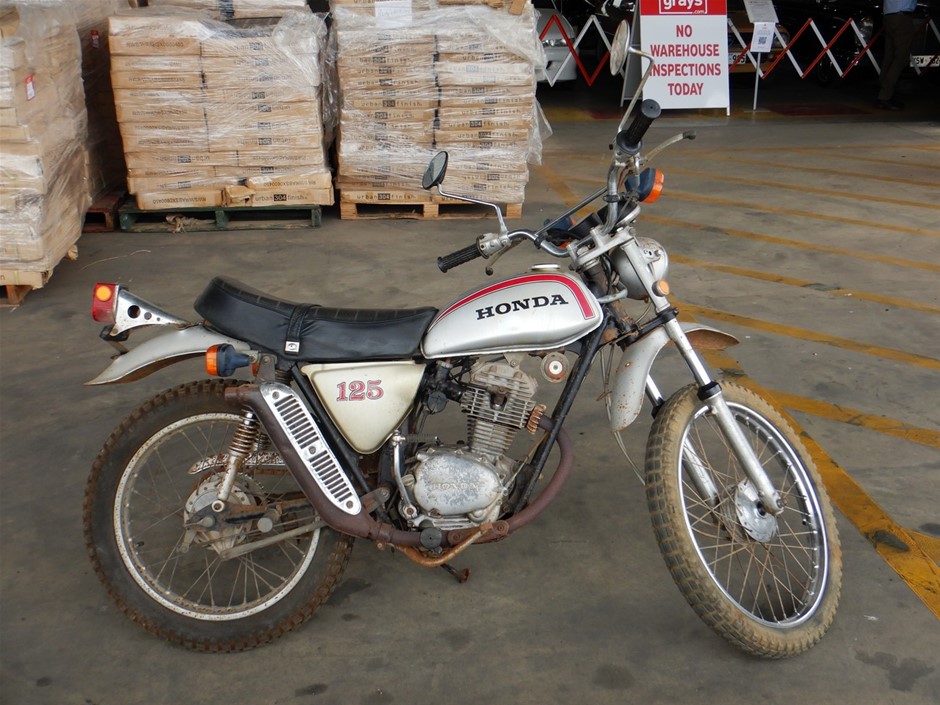 1973 Honda SL 125 2 seater Trail Bike BARN FIND Auction (0001-60010146 ...