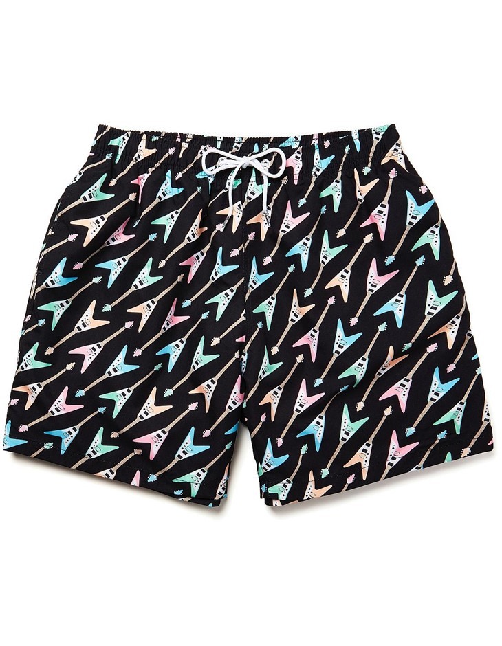 BOARDIES APPAREL Boardies Flying V's Mid Length Swim Shorts. Size S, Colour