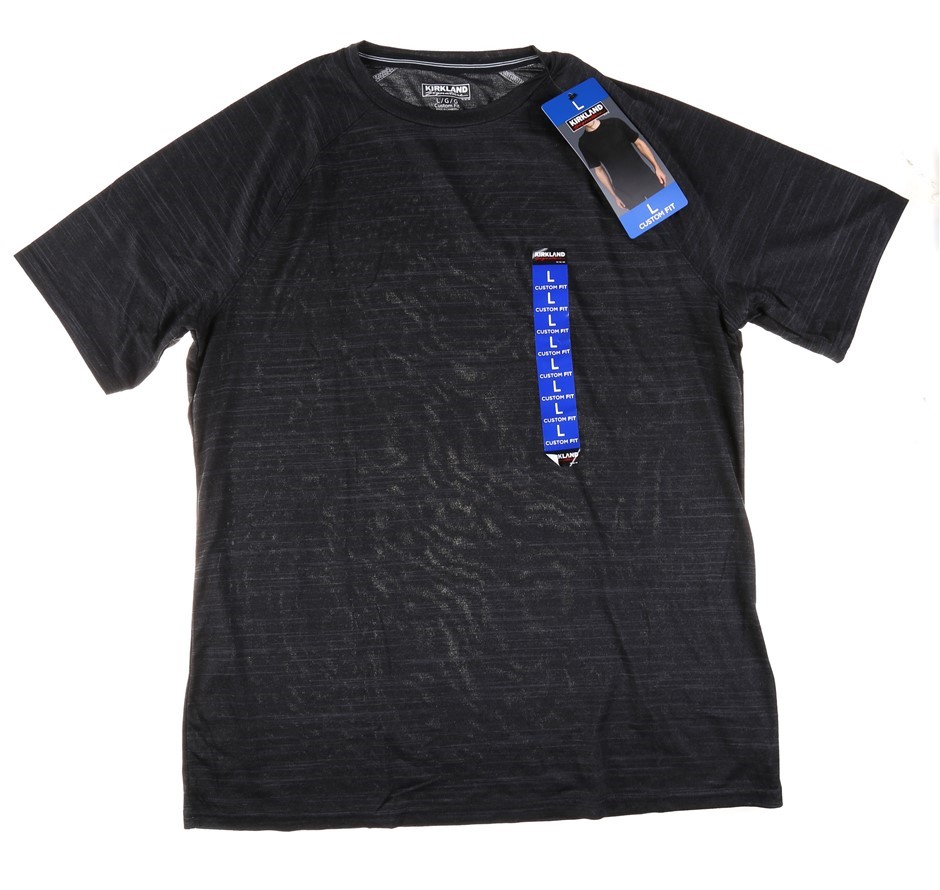 SIGNATURE Men's Active Tee, Size S, 4-Way Stretch Fabric, Moisture Wicking