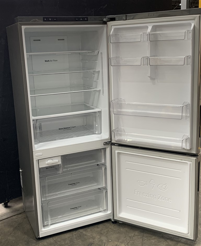 LG 450L Stainless Steel Bottom Mount Refrigerator (GB450UPLX) Auction