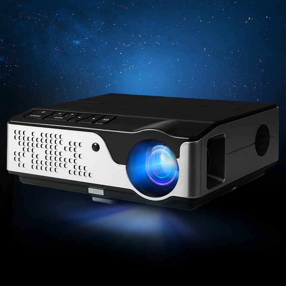 Devanti Video Projector Wifi USB Portable 4000 Lumens HD 1080P