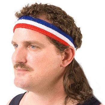 Instant Mullet Headband