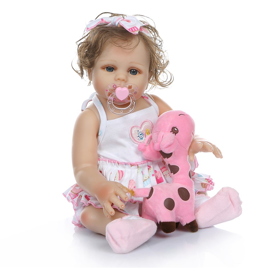 Bebe reborn silicone boneca mariana delicada 48 cm store doll