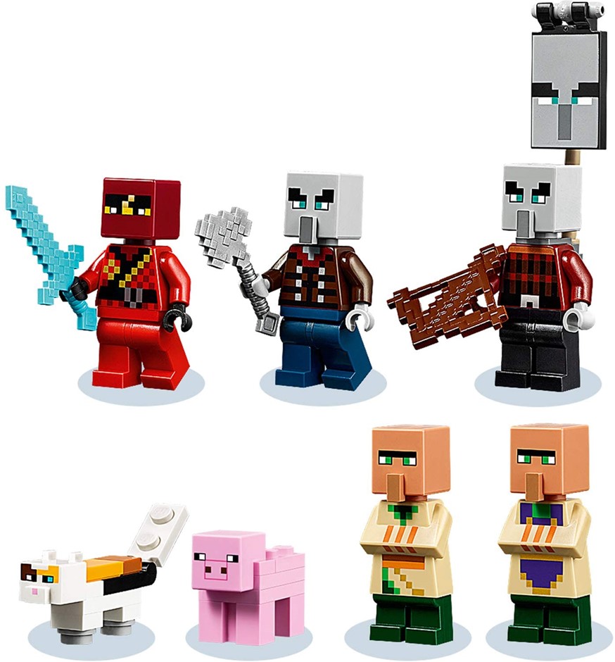 minecraft lego villager figure