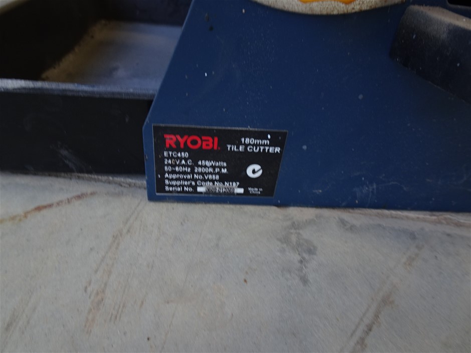 Ryobi etc 450 on sale tile cutter