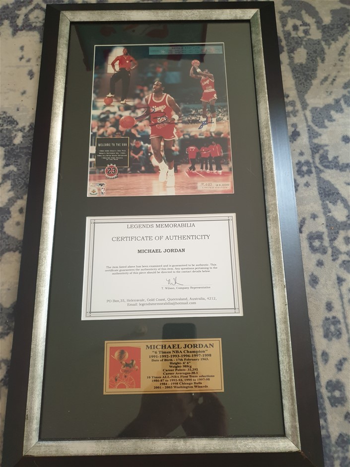 Michael Jordan Memorabilia Auction (00018505180) Grays Australia