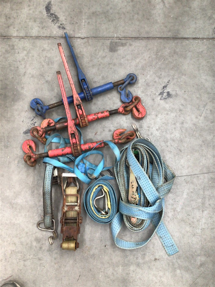 Ratchet dogs and chains. Auction (00073018671) Grays Australia