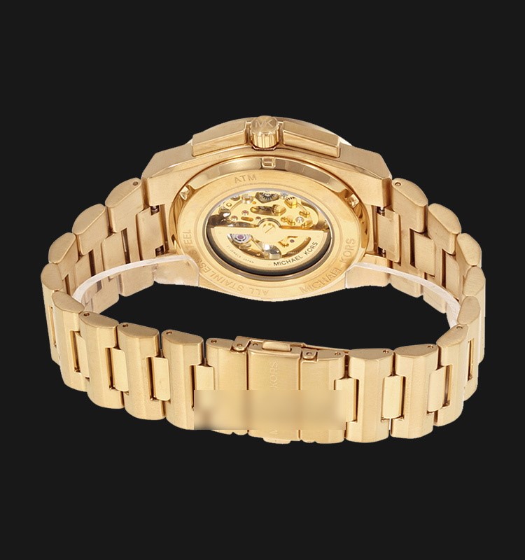 Men's new Michael Kors Couture NY automatic gold plated watch