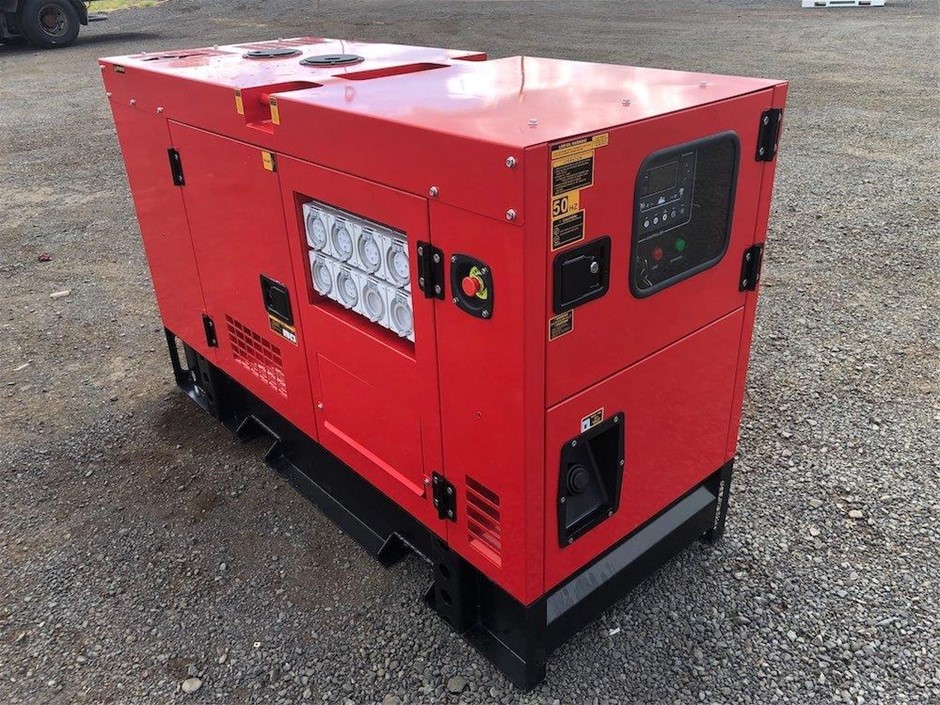 Unused 2021 Silenced 25 kVA Generator Auction (00013018909) Grays