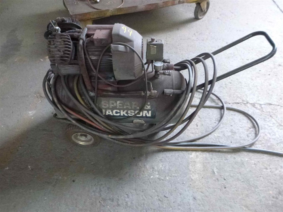 Spear and Jackson 2 Pot Air Compressor Auction (00999022008) Grays