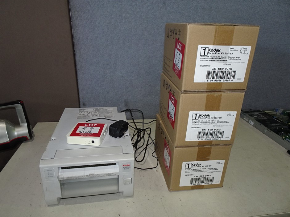 Kodak 305 Photo Printer and Kits (Pooraka, SA) Auction (01038013298