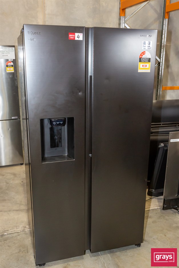 Samsung SRS673DMB Side by Side Refrigerator Freezer Auction (0001