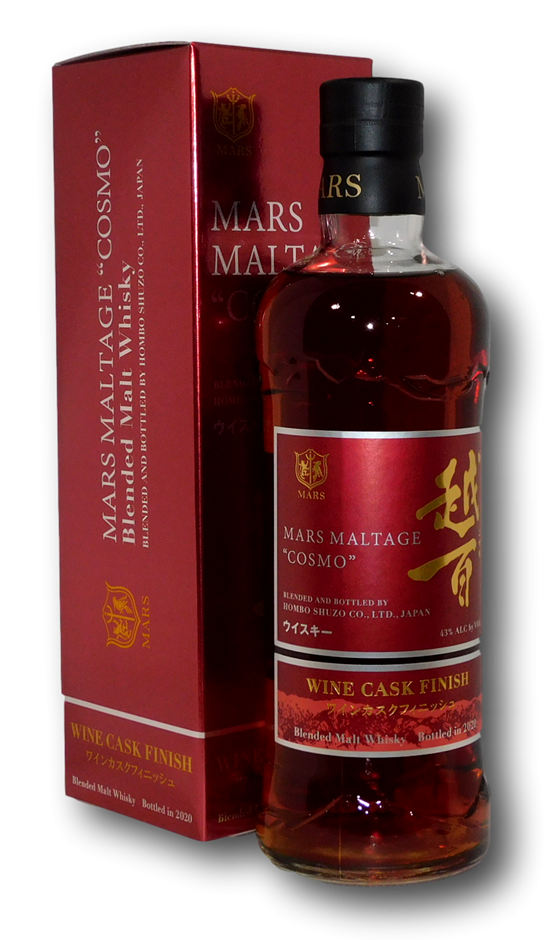 Mars Maltage Cosmo Wine Cask Blended Japanese Malt Whisky 2020 (1x 700mL)