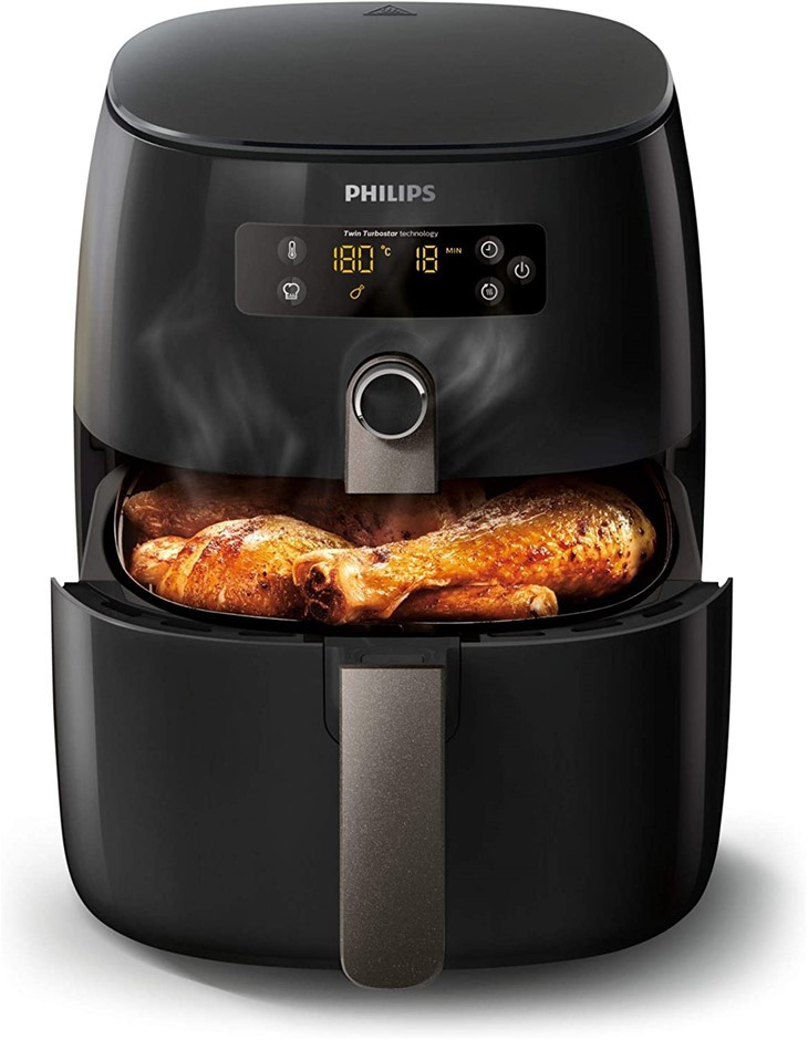 PHILIPS Air Fryer, Model HD9742/93, Fat Removal & Rapid Air Technology