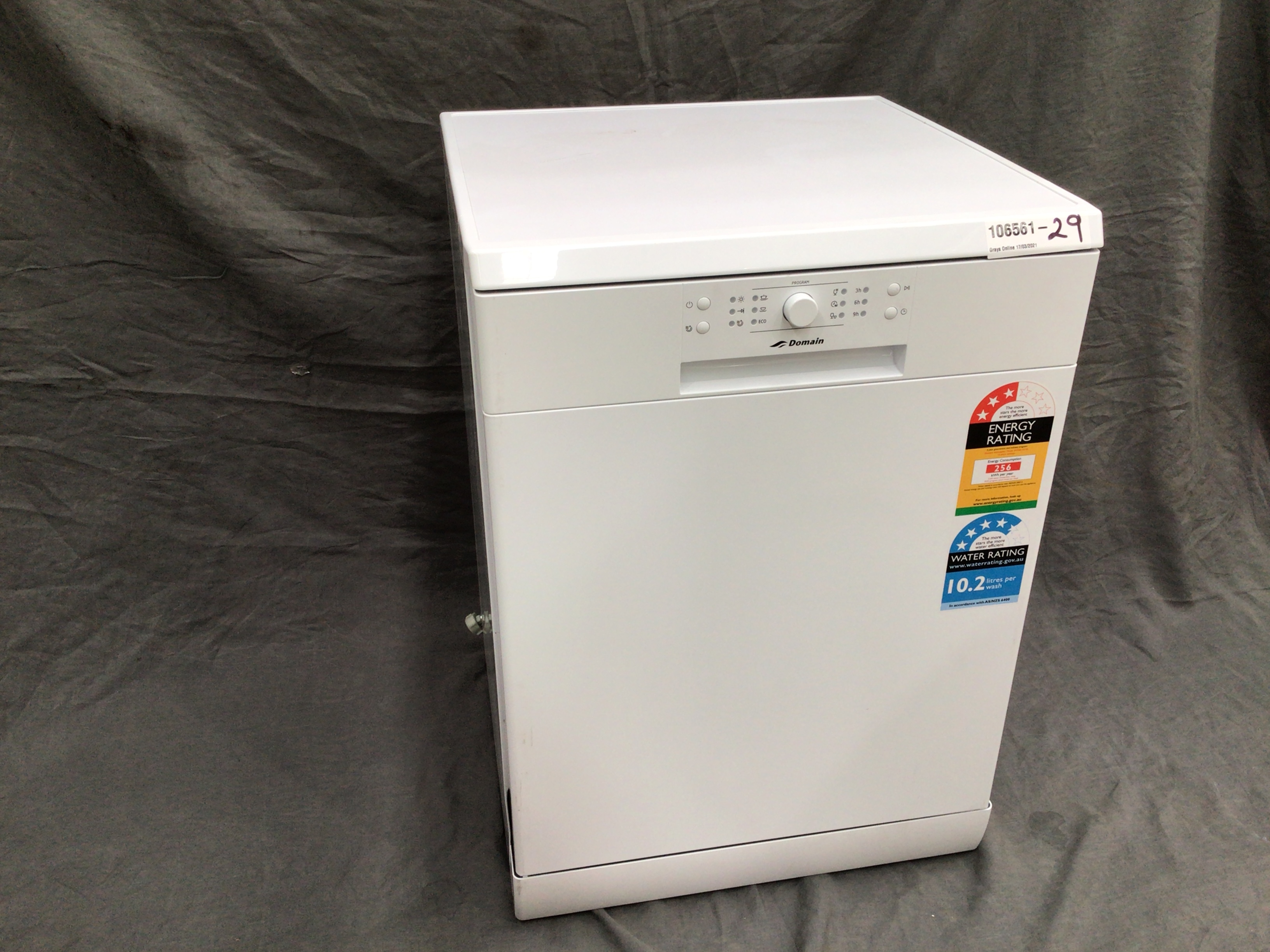 Domain Dishwasher Model DW60WHA Auction (00023018948) Grays Australia
