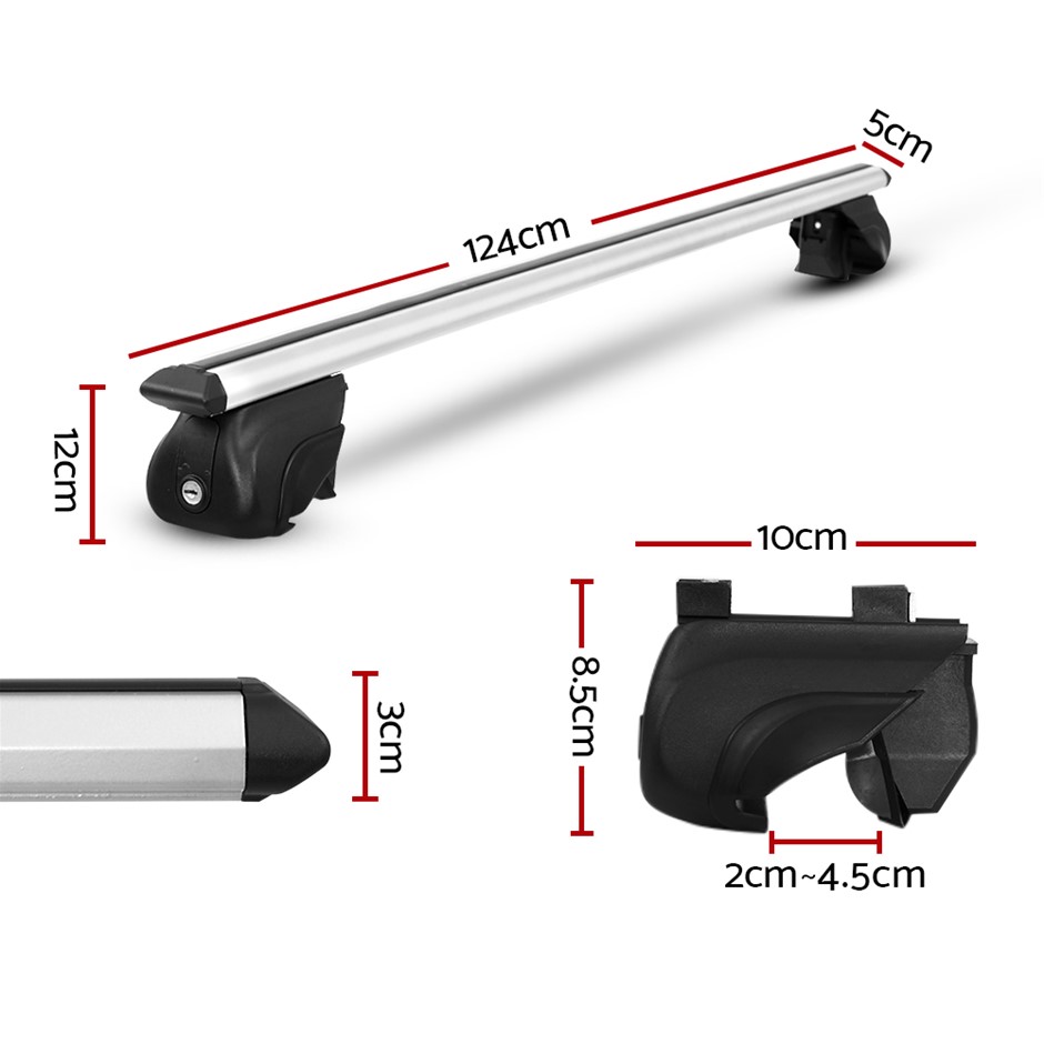 Buy Universal Car Roof Rack Car Roof Bars 124 cm Upgraded Holder