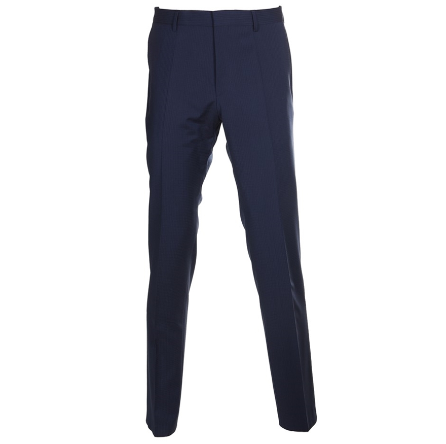 HUGO BOSS Mens Suit Jacket & Pants, Size 56 (IT), 100% Wool , Navy ...