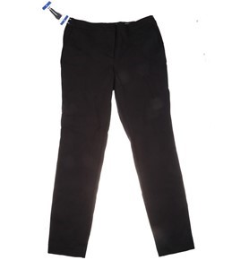 2 x MARC NEW YORK Women<s Ponte Pants with Elastic Waistband Size 6, Black.