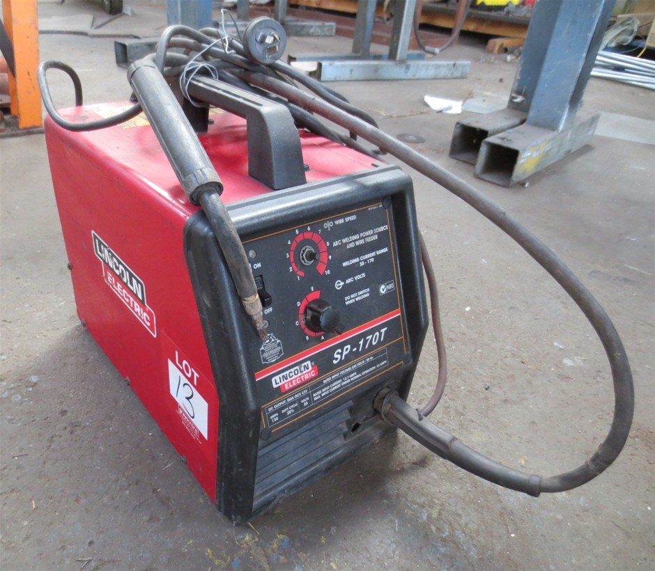 Lincoln Sp 170t Gasless Mig Welder Portable 240 Volt Auction 0013 Grays Australia