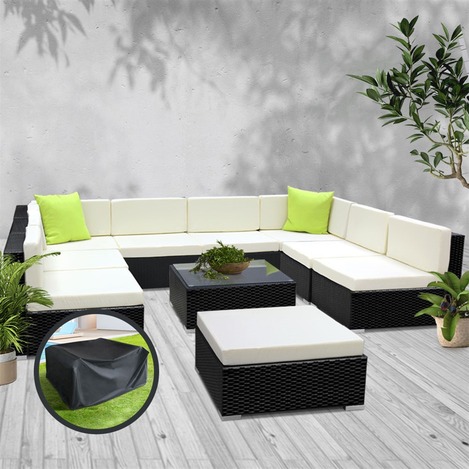 Gardeon 10 Piece Outdoor Furniture Set W