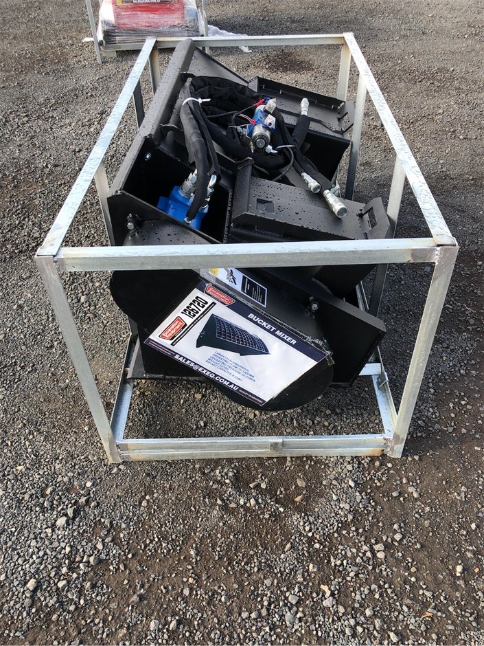 2022 Unused Concrete Mixer Bucket Attachment Auction