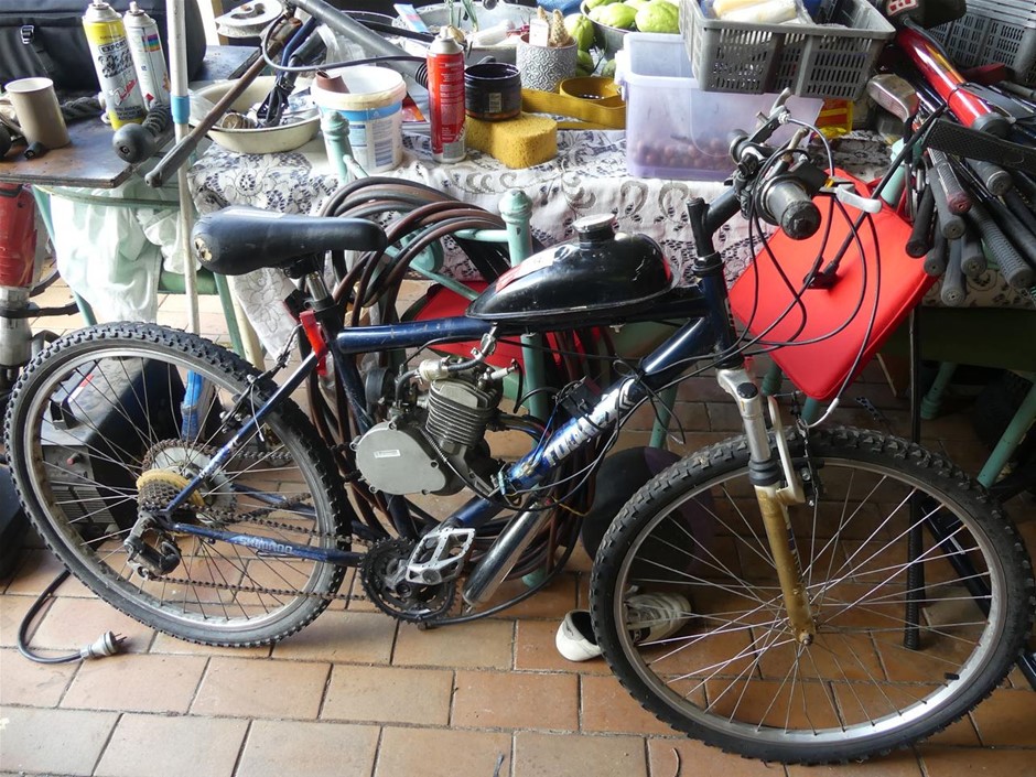 Motorised push hot sale bike