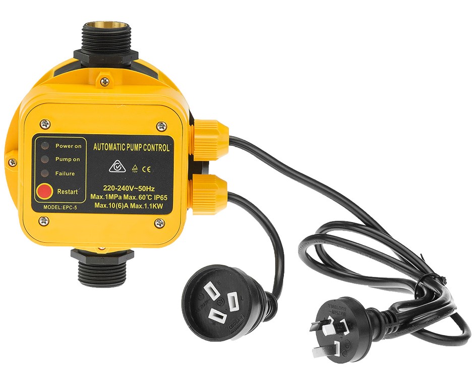 Buy Automatic Water Pump Pressure Controller Switch - Yellow | Grays ...