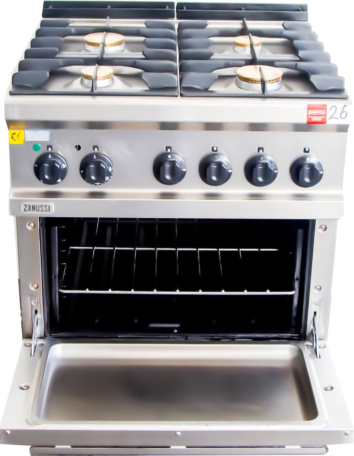 ZANUSSI 4 BURNER GAS STOVE WITH OVEN Auction (00265044878) Grays