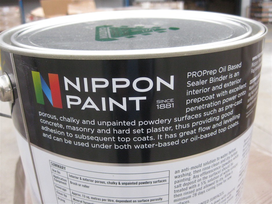 10L Nippon Paint ProPrep Oil Based Sealer Binder Auction (00113122347