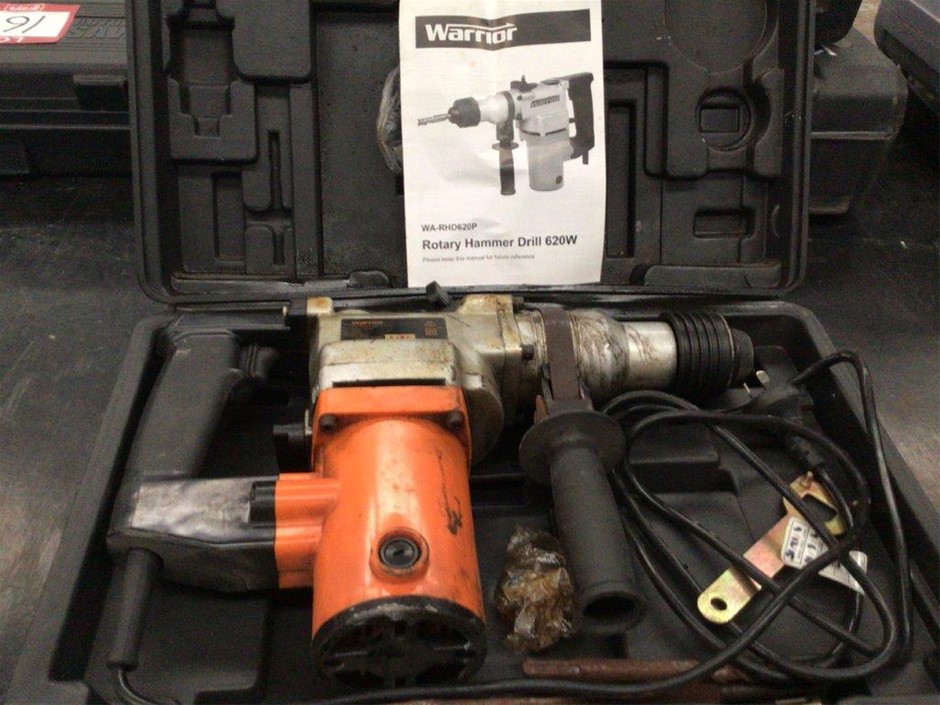 Warrior Rotary Hammer Drill Auction 0021 7032292 Grays Australia