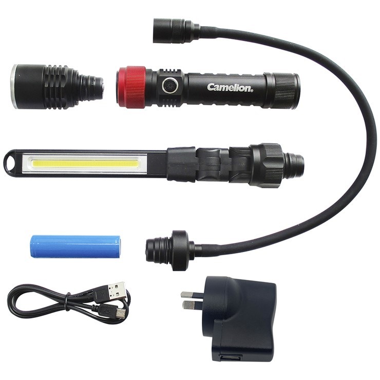 CAMELION Led 3-in-1 Flashlight Kit. N.B. Missing 1x flashlight.