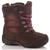 Timberland Girl's Brown/Purple Faux Shearling/Leather/Textile Boots