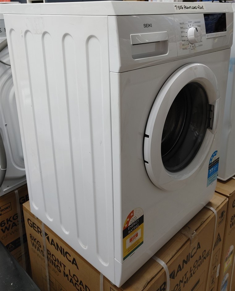 Seiki 7.5Kg Front Load Washing Machine Sc750AU8FL Auction (0001