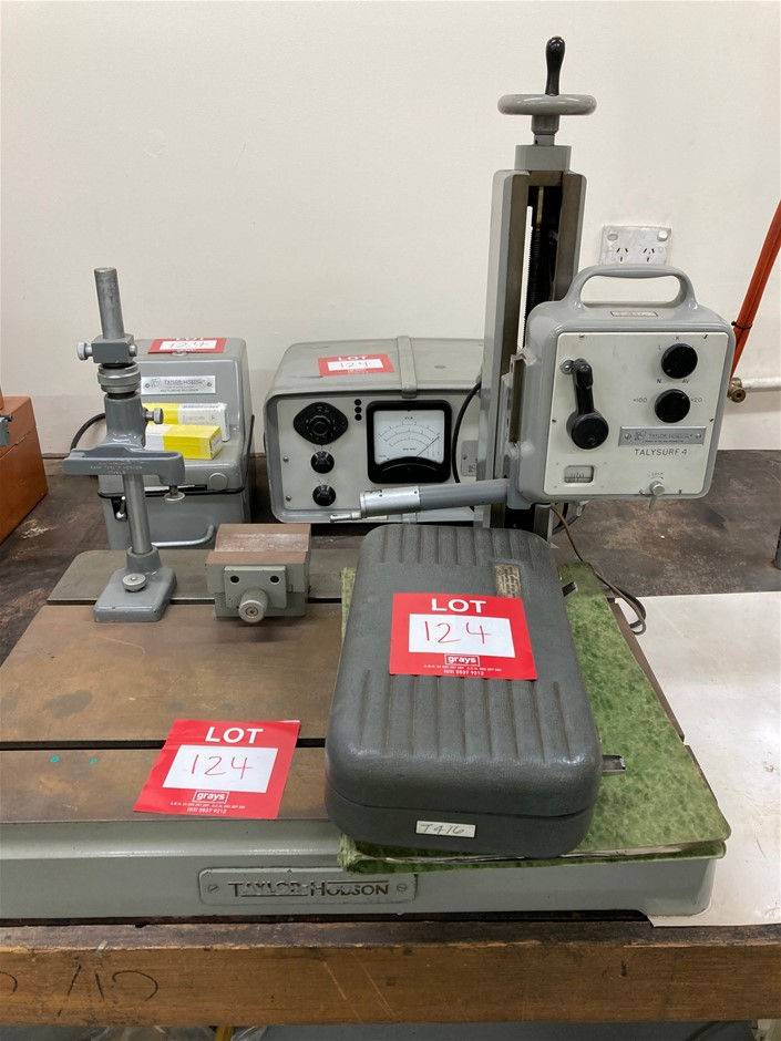 Taylor Hobson Surface Roughness Measurement Instrument Auction (0124
