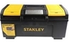 2 x STANLEY 2 Drawers Tool Box, 486 x 266 x 236mm. NB: Used, 1 Missing Inte