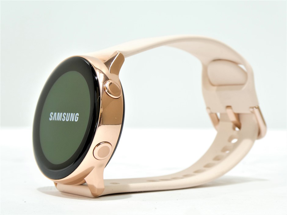 Samsung Galaxy Watch Active SM-R500 - Rose Gold ( SM-R500) Auction ...