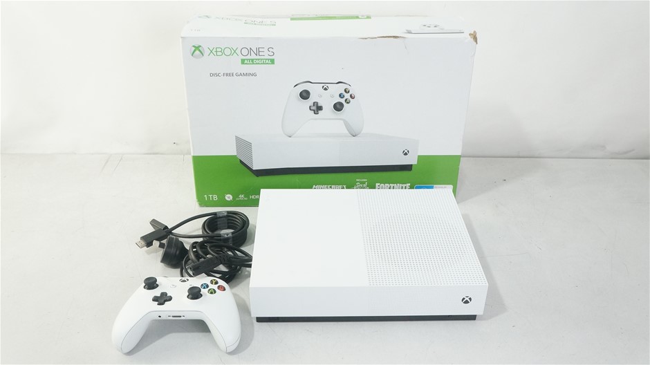 Xbox One S All Digital Edition 1TB Console, White Auction (00152545701