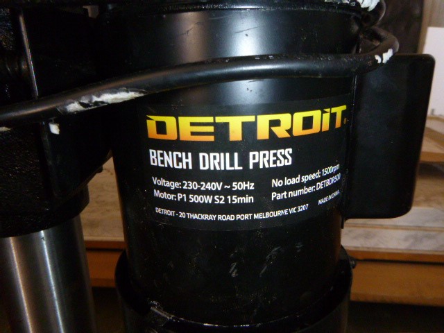 Detroit deals drill press